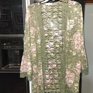 Jolie & Joy Lace Kimono Cardigan